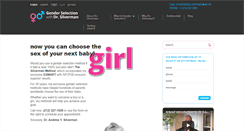 Desktop Screenshot of genderselection.com