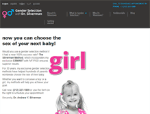 Tablet Screenshot of genderselection.com